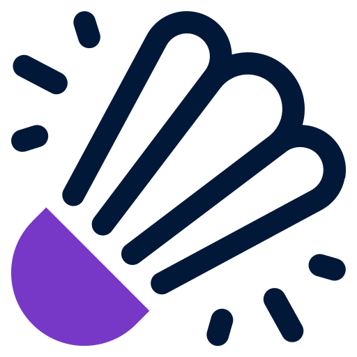 Shuttlecock free icon