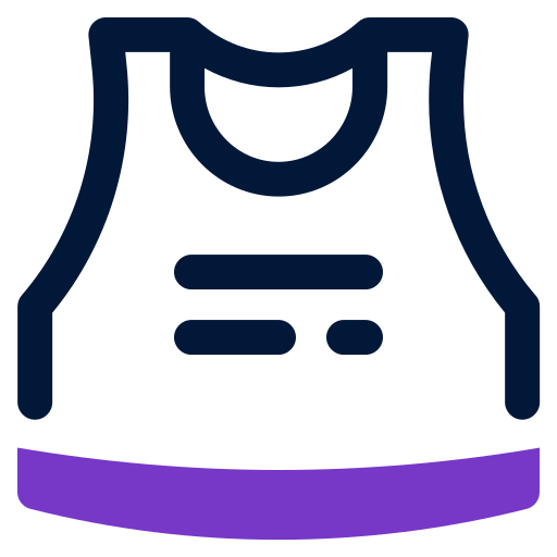 camiseta sin mangas icono gratis