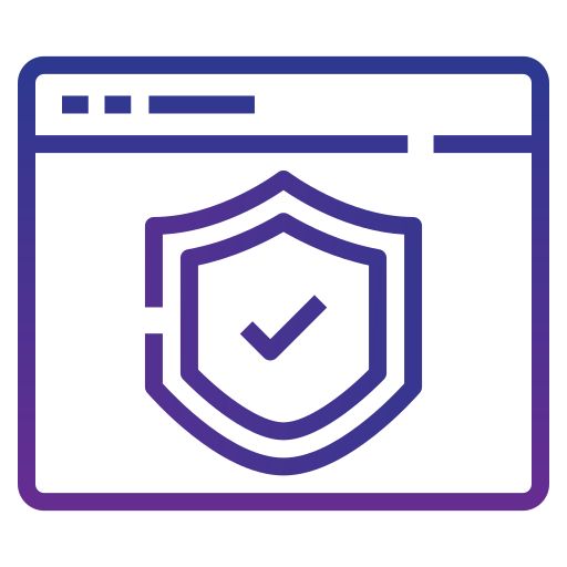seguridad web icono gratis