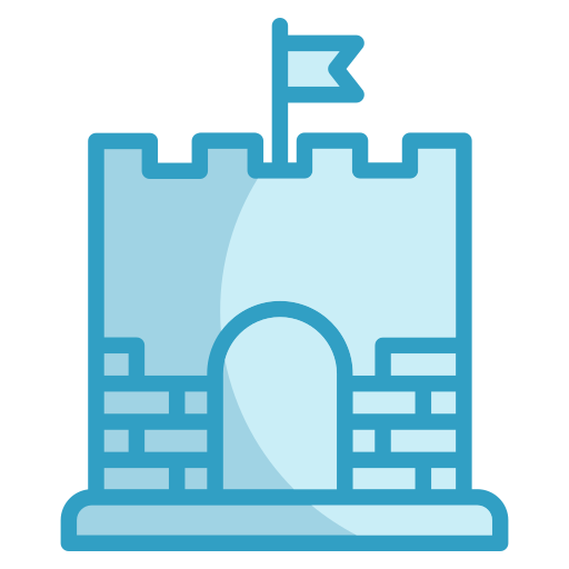 torre de la fortaleza icono gratis