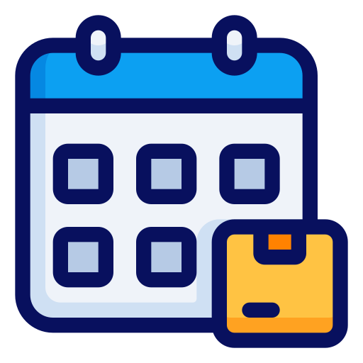 Delivery schedule free icon Delivery schedule free icon