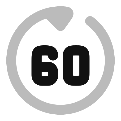60 sekunden kostenlos Icon