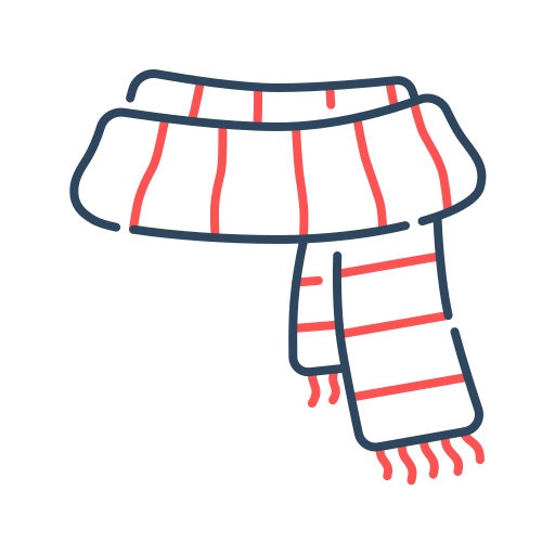 Scarf free icon