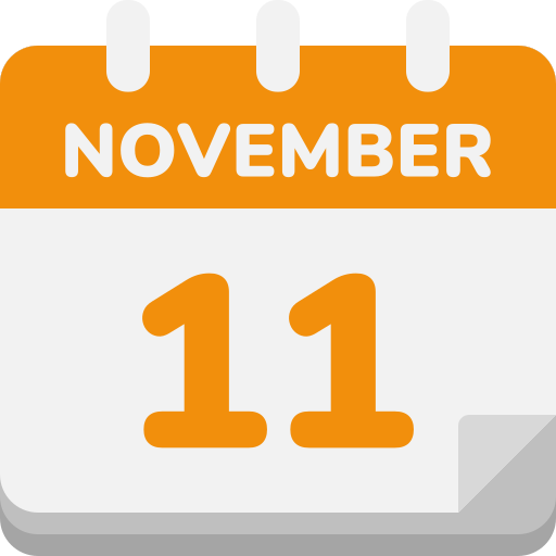 11 de noviembre icono gratis