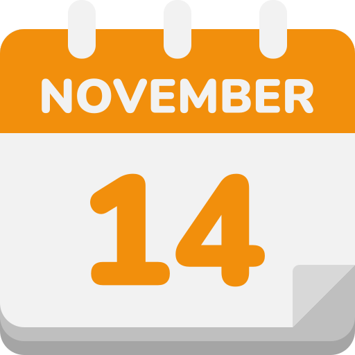 14 de noviembre icono gratis