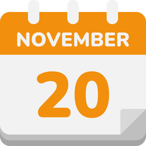 20 de noviembre icono gratis