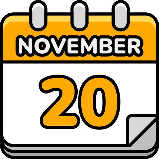 20 de novembro grátis ícone 20 de novembro grátis ícone
