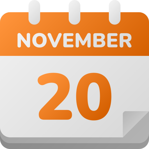 20 de noviembre icono gratis