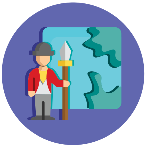 colonialismo icono gratis