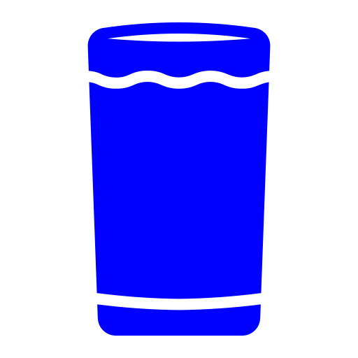 vaso de agua icono gratis