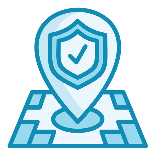 Safe zone free icon