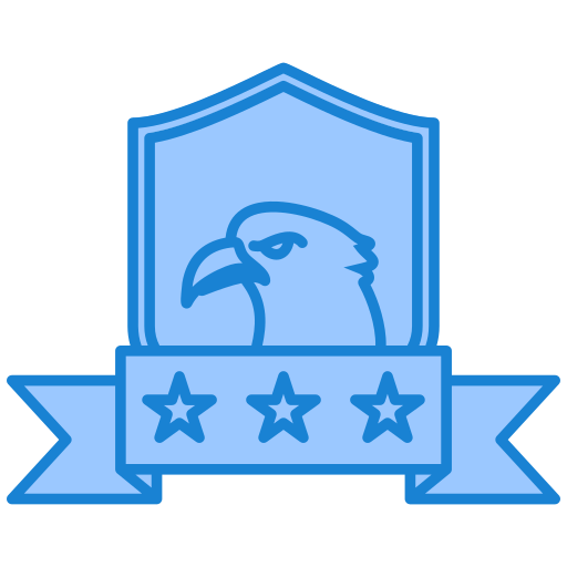 emblema del águila icono gratis