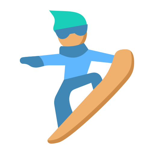 snowboarding icono gratis