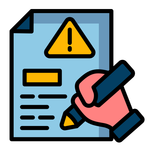 Incident report free icon