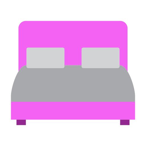 cama doble icono gratis