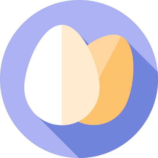 Egg Flat Circular Flat icon