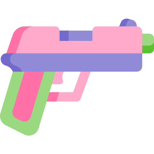 Gun Kawaii Flat icon