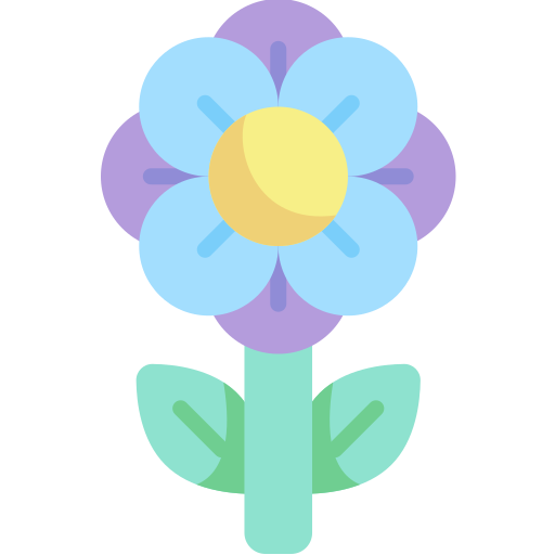 Flower Kawaii Flat icon