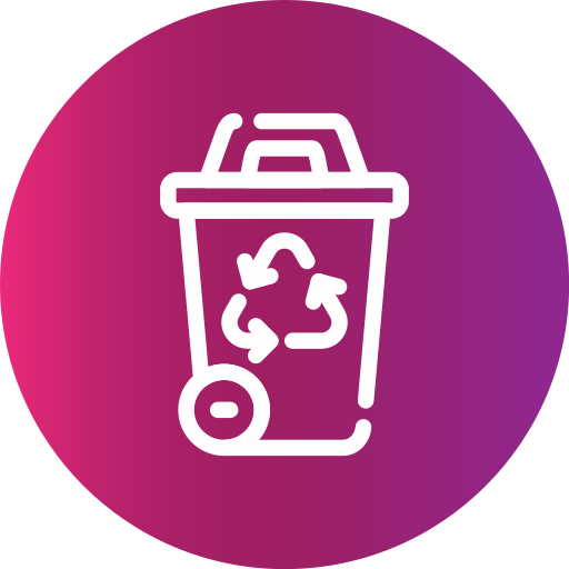 contenedor de reciclaje icono gratis