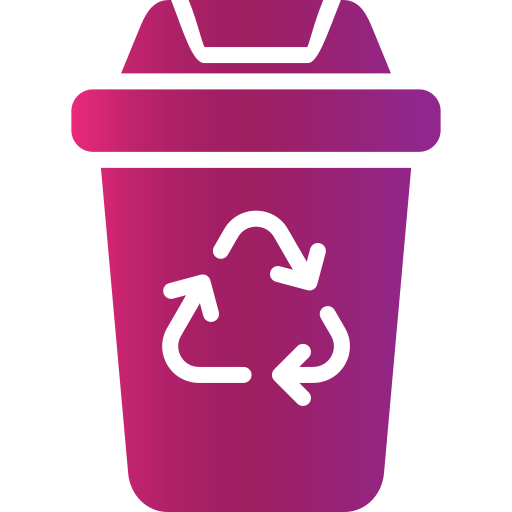 contenedor de reciclaje icono gratis