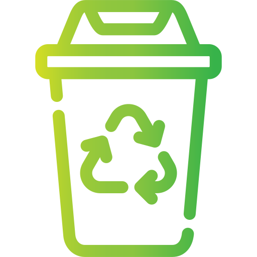 contenedor de reciclaje icono gratis