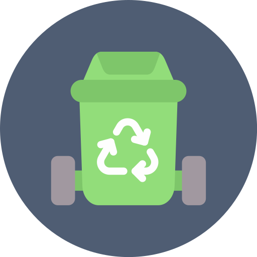 Trash bin free icon