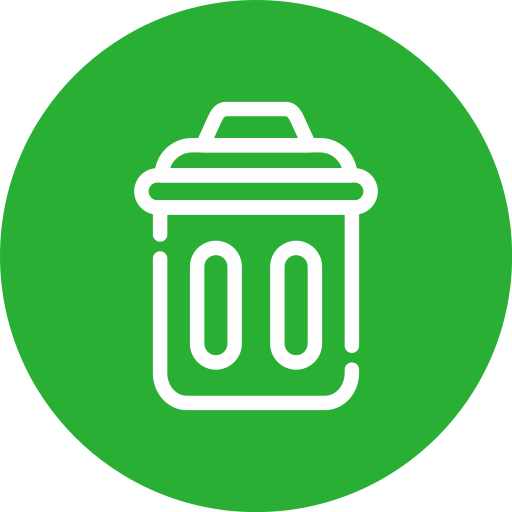 cubo de basura icono gratis