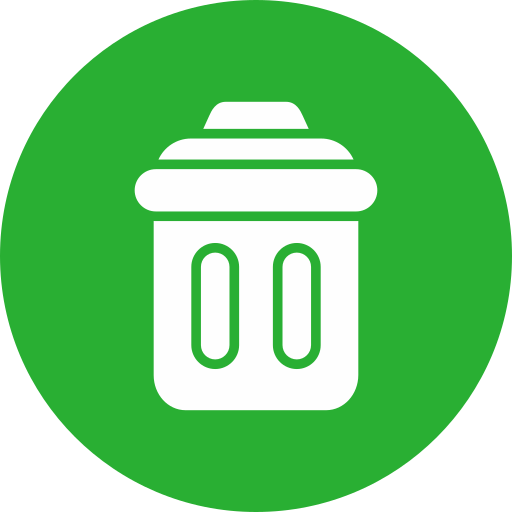 Trash bin free icon