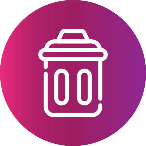 cubo de basura icono gratis