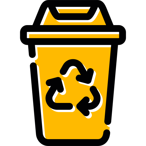 contenedor de reciclaje icono gratis