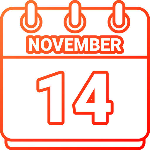 14 de noviembre icono gratis