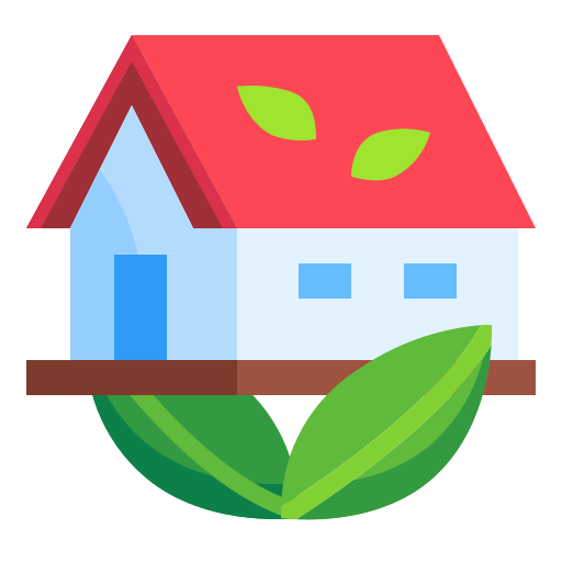 maison écologique Icône gratuit maison écologique Icône gratuit