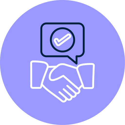 apretón de manos icono gratis