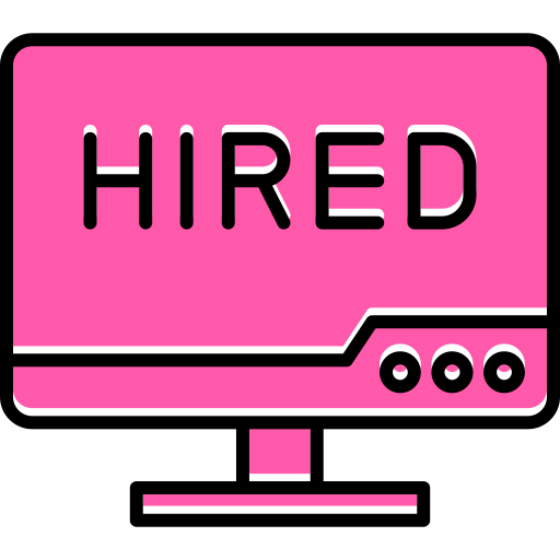 Hired free icon
