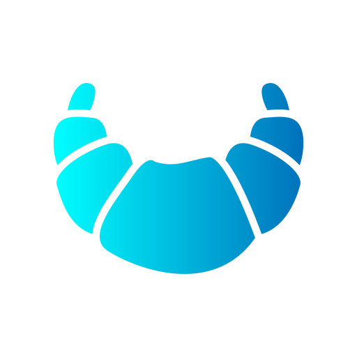 Croissant free icon