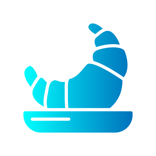 Croissant free icon