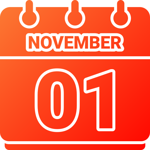 1 de noviembre icono gratis