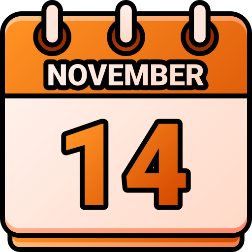 14 de noviembre icono gratis