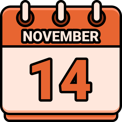 14 de noviembre icono gratis