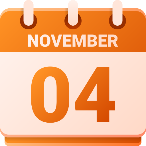 4 de noviembre icono gratis