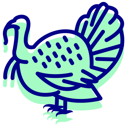 pavo icono gratis