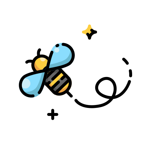 abeja icono gratis