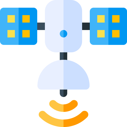 Satellite Basic Rounded Flat icon