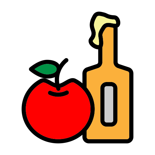 sidra de manzana icono gratis