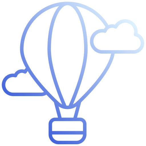 globo aerostático icono gratis