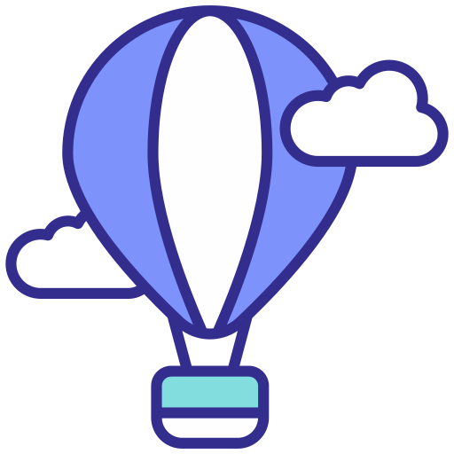 globo aerostático icono gratis