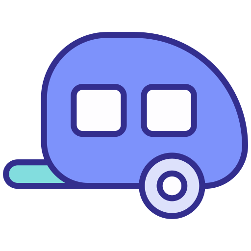 remolque de viaje icono gratis