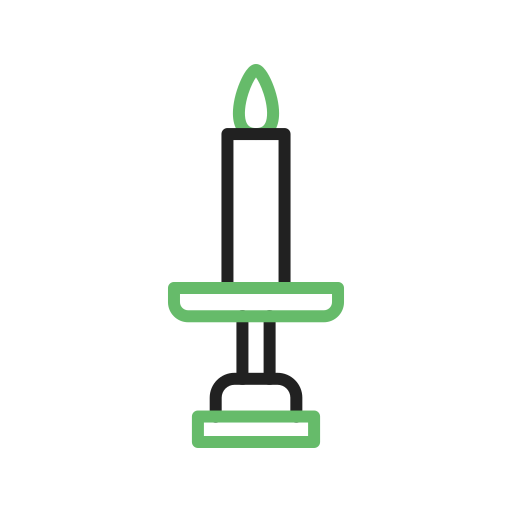 Lit candle free icon