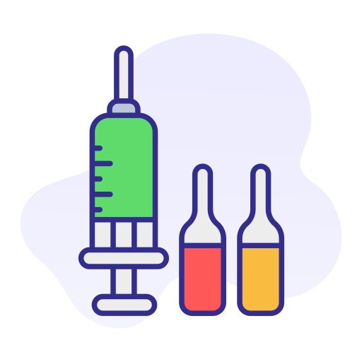 inyección con jeringa icono gratis