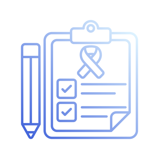 informe sobre el cáncer icono gratis